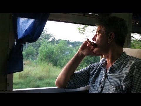 Thumbnail of the video: Bourdain: I never thought I'd see the world
