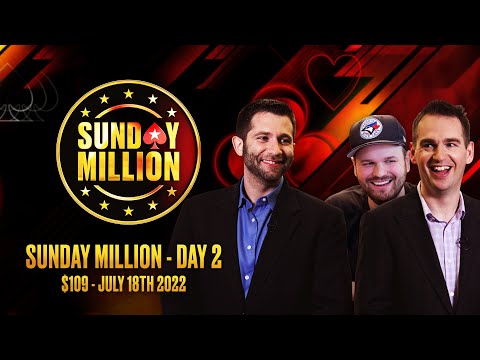 $109 SUNDAY MILLION - DAY 2 ♠️ James, Joe & Griffin Benger ♠️ PokerStars