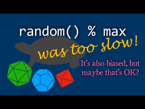 Random numbers in a range in C code - optimized for speed