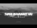 Tumse Mohabbat Hai Slowed Reverb JalRaj
