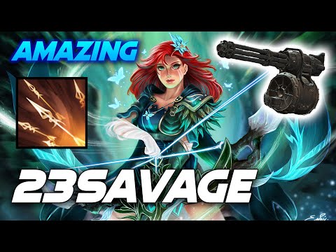 23savage Windranger Amazing Machine Gun Archer - Dota 2 Pro Gameplay [Watch & Learn]