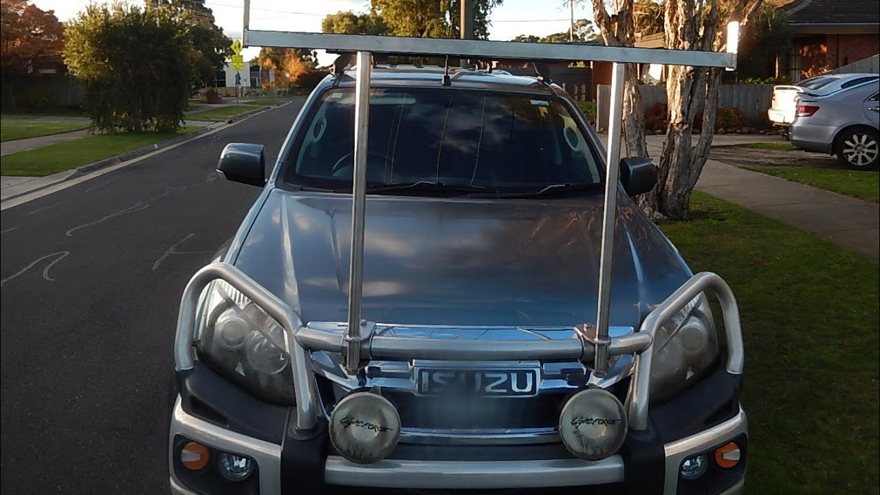 Isuzu DMax Ute Bull Bar Rack in Stainless Steel
