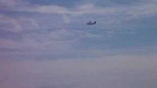 preview picture of video 'C130 Port Royal Harbour, Cape Breton Fly-over 1'