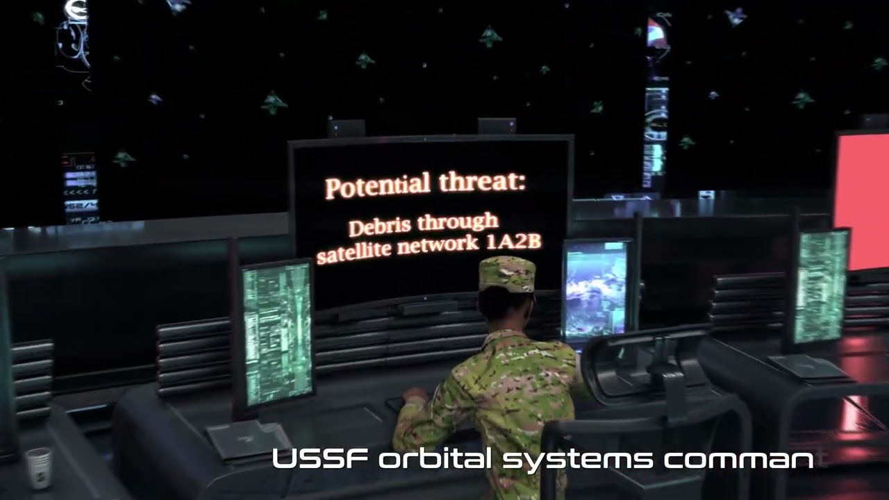 Space Satellite Deployment and Repair — 3D Animation