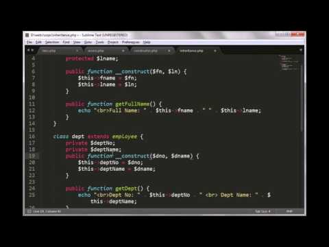 inheritance constructor in php