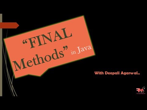 33 Final Methods In Java How To Avoid Overriding In Java Core Java Hindi