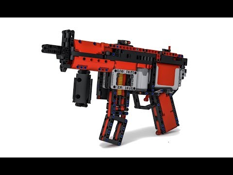 LEGO TECHNIC MP5-K - The First Working Submachine Gun