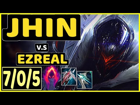JHIN vs EZREAL - 7/0/5 KDA BOTTOM ADC GAMEPLAY - BR Ranked GRANDMASTER