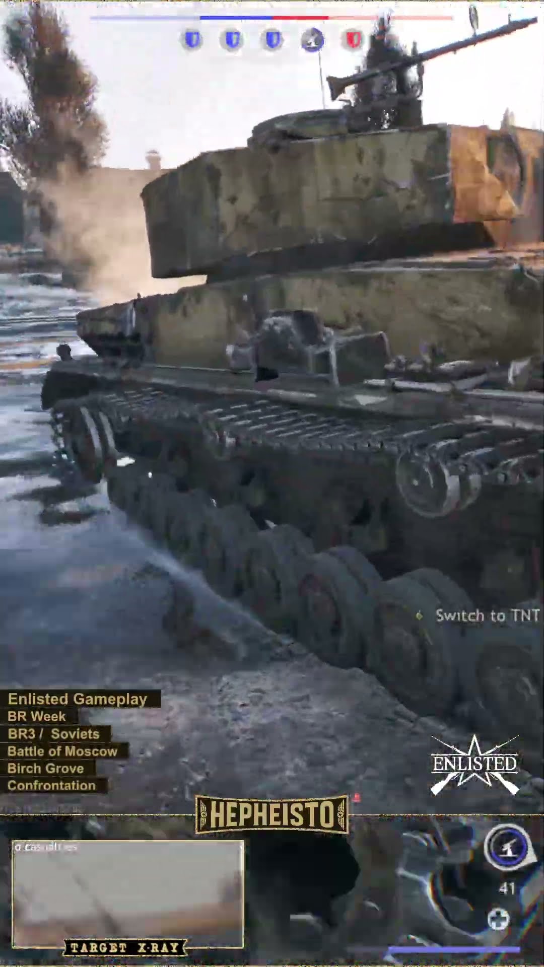 Assaulter eliminates Panzer IV J with TNT Charge