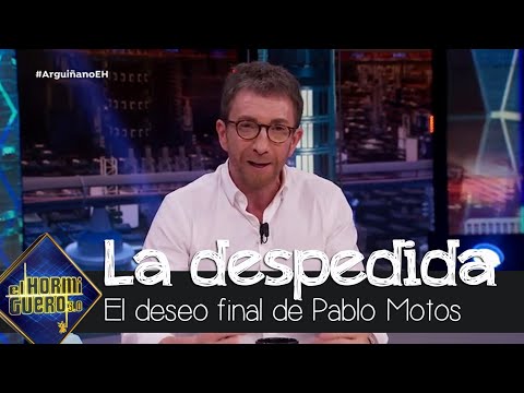 El deseo final de Pablo Motos para este verano tras unos meses tan difíciles - El Hormiguero 3.0