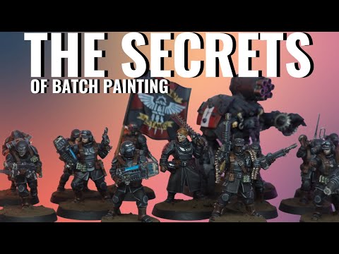 The SECRETS of Batch Painting - get your Minis DONE!
