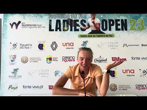 Conferência de Imprensa de Alina Korneeva — 2RQ Figueira da Foz Ladies Open