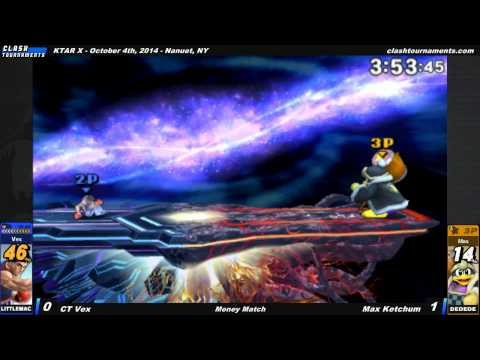 KTAR X - CT Vex vs Max Ketchum - Smash 3DS Money Match