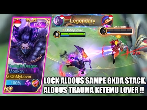 MOSKOV LOVER GANGGUIN ALDOUS SAMPE EMOSI WKWK, ALDOUS NYA LANGSUNG MALES MAIN MOBILE LEGENDS