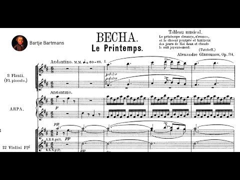 Alexander Glazunov - Spring, musical picture for orchestra, Op. 34 (1891)
