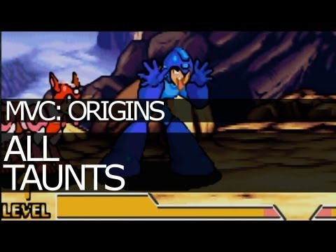 Marvel vs Capcom: Origins All Taunts