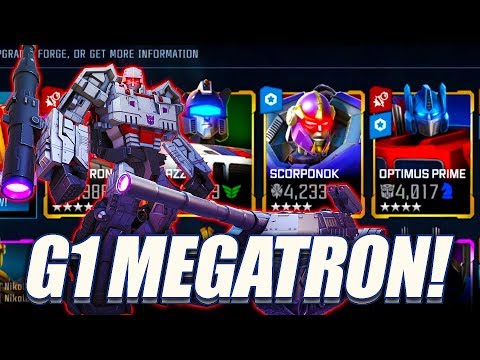 G1 MEGATRON RANK 5 RANK UP! - Transformers: Forged To Fight