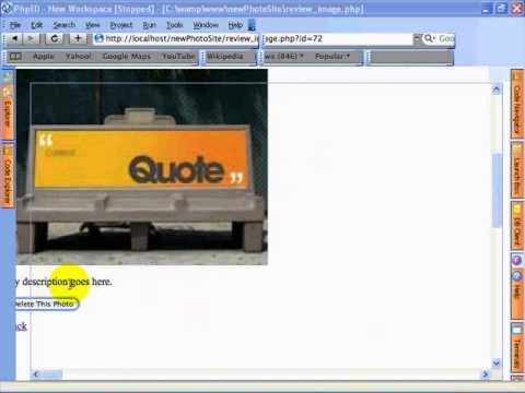 Building the Back-End of a Photo Site