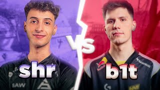 JOGO CAÓTICO! SHR VS B1T (NAVI) NA FACEIT | CS2