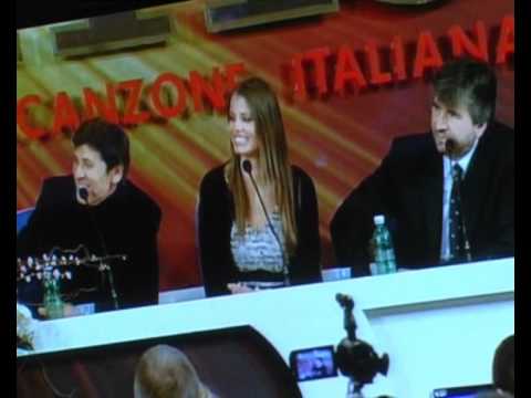 Festival di Sanremo 2012: la domanda di Alessandra Carnevali sul bacio dei Soliti Idioti a Morandi