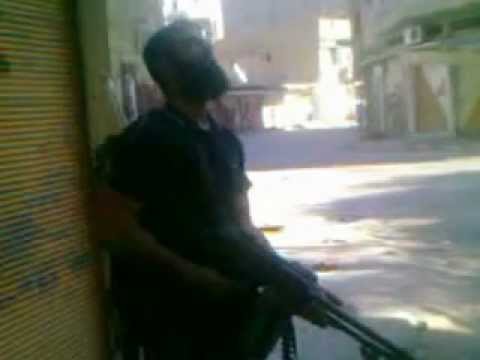 التصدي للطيران الحربي في مدينة دير الزور من قبل كتيبة أحفاد عائشة أحرار شعيطات