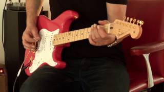 Video thumbnail for 2015 Fender Stratocaster Custom Shop '56 Reissue NOS, Fiesta Red, Part1 by GregsGuitars