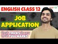 Job Application Class 12 Job Application Format Resume Format Writing Job Application Letter