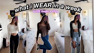 what i WEAR in a week *outfit inspo + vlog* (✾�