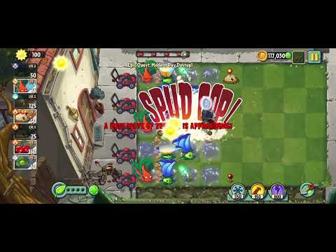 Plants vs Zombies 2 - Epic Quest: Modern Day Dustup! 2