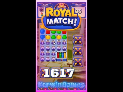 Royal Match Level 1617 - No Boosters Gameplay