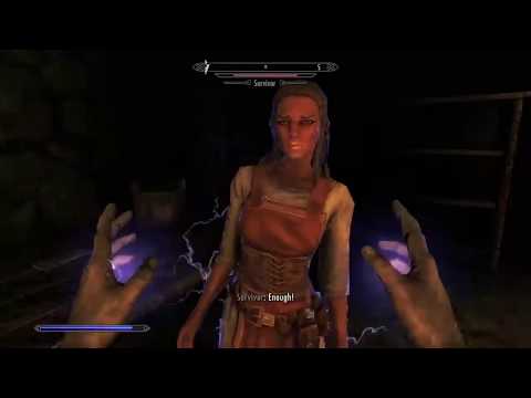 Skyrim Dark Elf playthrough part 1 PS4