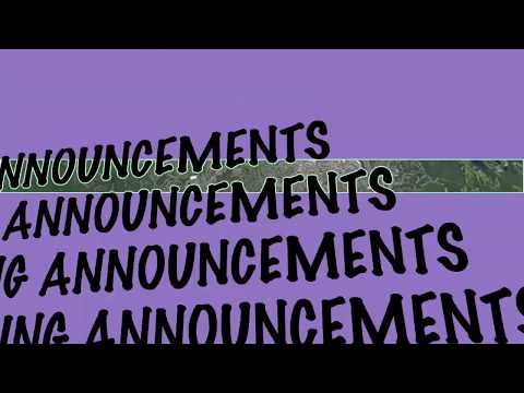 FRI OCT 11 MORN ANNOUNCE