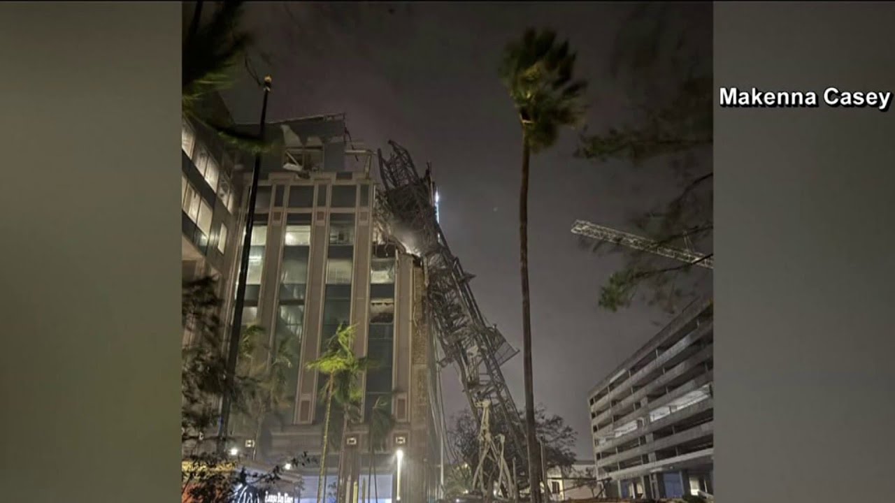 Hurricane Milton aftermath: 4 dead, crane toppled, homes damaged | NBC New York