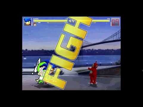 MUGEN Fight - Sonic and Timmy Turner vs. Po