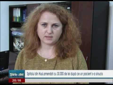 Spitalul din Husi, amendat cu 30000 de lei dupa ce un pacient s-a sinucis