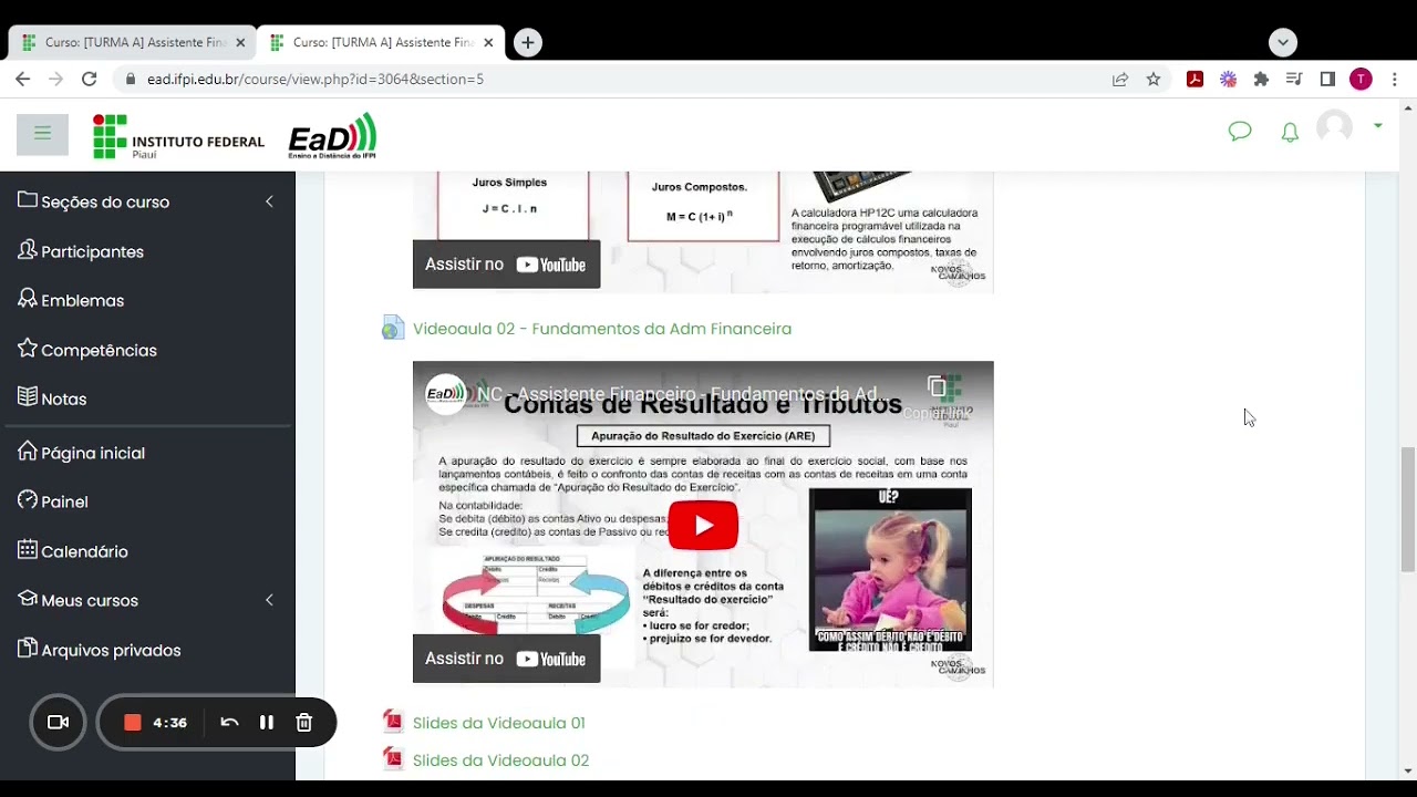 Aula 10: Fóruns no Moodle