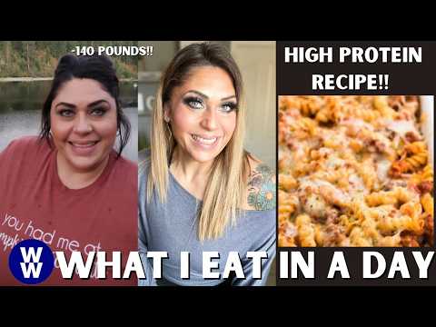 WHAT I EAT IN A DAY ON WW TO LOSE 140 POUNDS - NEW ACTIVE WEAR - GOLF CART RIDES & MEATZZA CASSEROLE
