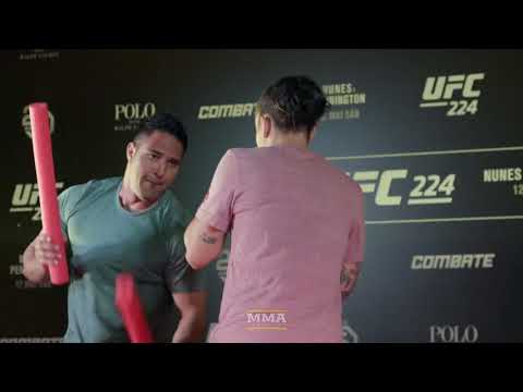 UFC 224: Raquel Pennington Open Workout Highlights - MMA Fighting