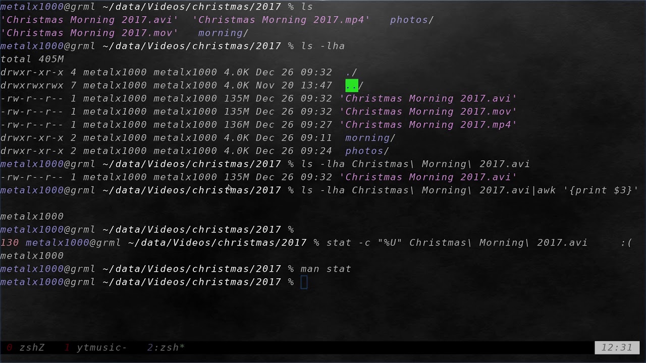 03 Find File Information with Stat Command Linux Shell Tutorials 2018