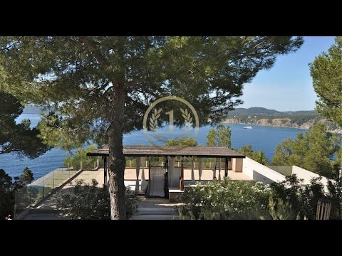First sea line luxury property with sea access for sale on Ibiza - Luxury Villas Ibiza