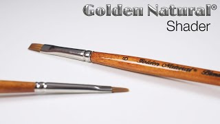 SILVER BRUSH GOLDEN NATURAL PINCEAU PLAT MANCHE COURT SÉRIE 2002S