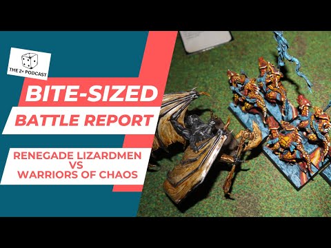 OLD WORLD BATTLE REPORT | Renegade Lizardmen V Warriors of Chaos