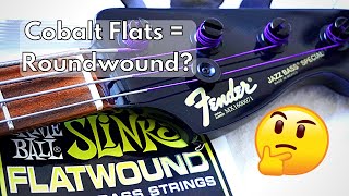 Video thumbnail for Do they sound like roundwound strings? | Ernie Ball Cobalt Flatwound by Oliver Tobyn