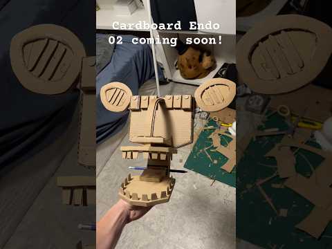 FNAF Cardboard Endo 02 coming soon!!!! #fnaf #shorts #cardboard