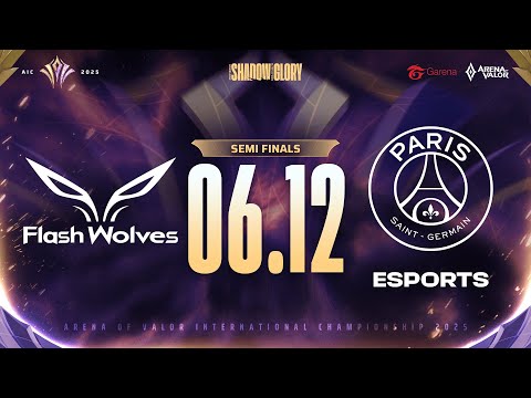 PSG ESPORTS vs FLASH WOLVES | BÁN KẾT 2 | AIC 2025 (06/12)