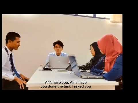 SITI ZAHIDAH UNIVERSITY AL-AQSA (MGT 162 ROLE PLAY) BA1111B