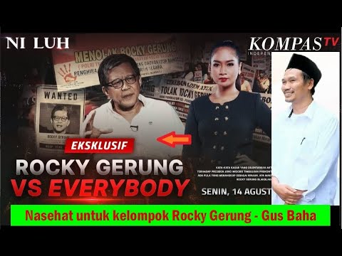 Nasehat agama untuk kelompok akal Rocky Gerung supaya tidak mendahulukan rasio akal, ( Gus Baha )