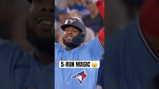 A 5-run seventh inning to fight back and tie the game ???? #MLB #BlueJays