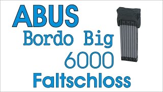Faltschloss Bordo Big 6000 von ABUS mit 120 cm länge