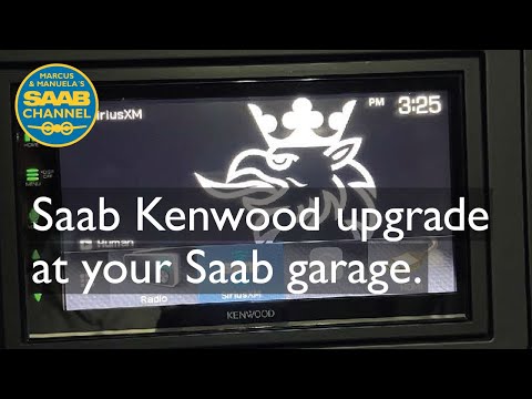 Saab Original upgrade with a Kenwood multimedia system.